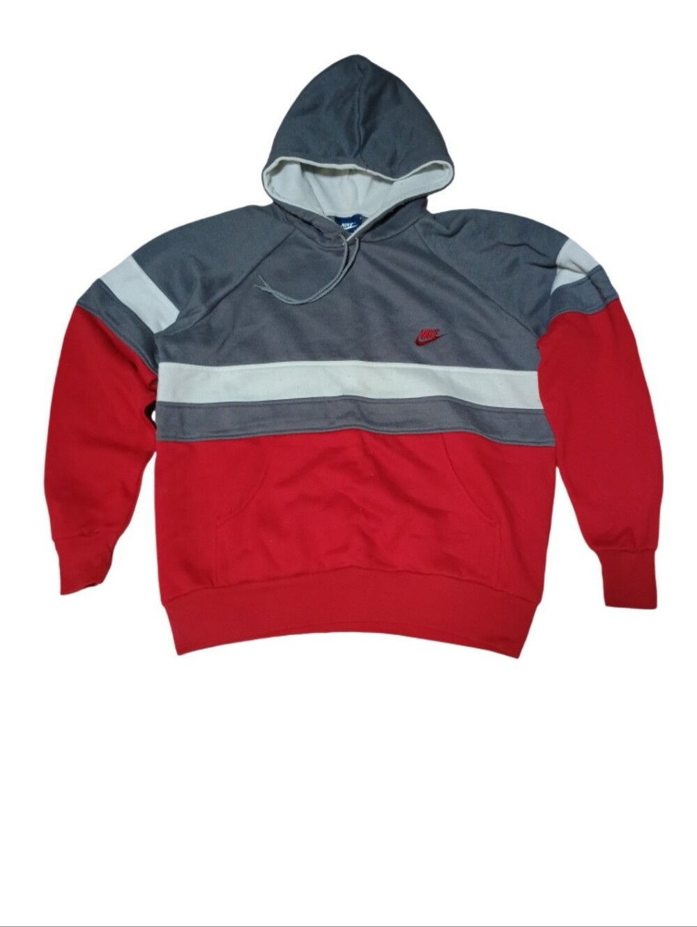 Nike Vintage Style Men's Large Sweatshirt Pullover Swoosh Crewneck Size L